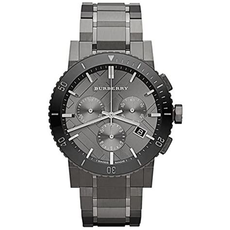 bu9381 burberry|Burberry Men's Watch Chronograph 42mm The City Gunmetal .